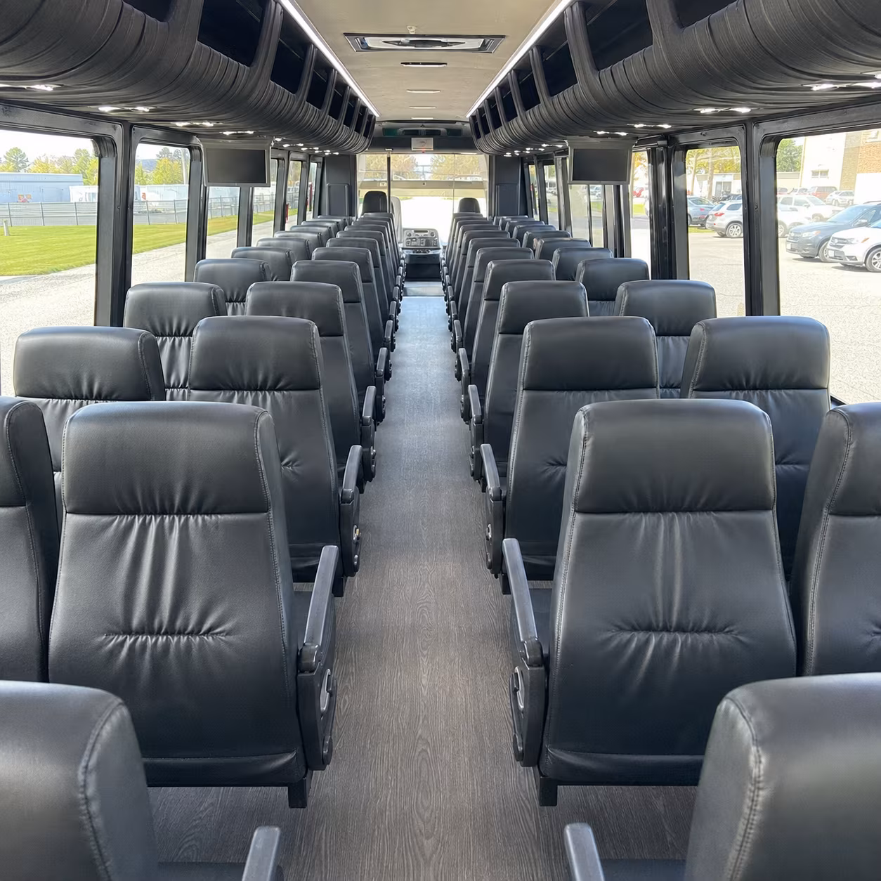 28 passenger minibus inside
